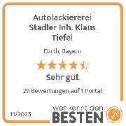 Autolackiererei Stadler Inh. Klaus Tiefel - werkenntdenBESTEN.de Qualitätssiegel