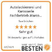 Autolackiererei und Karosserie Fachbetrieb Marco Sammler GmbH - werkenntdenBESTEN.de Qualitätssiegel