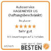 Autoservice HAGEMEYER UG (haftungsbeschränkt) - werkenntdenBESTEN.de Qualitätssiegel