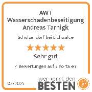 AWT Wasserschadenbeseitigung Andreas Tarnigk - werkenntdenBESTEN.de Qualitätssiegel