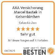 AXA Versicherung Marcel Bastek in Gelsenkirchen - werkenntdenBESTEN.de Qualitätssiegel