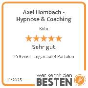 Axel Hombach - Hypnose & Coaching - werkenntdenBESTEN.de Qualitätssiegel
