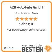 AZB Autoteile GmbH - werkenntdenBESTEN.de Qualitätssiegel
