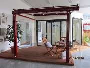 B. & B. Bachhäubl OHG - Terrassenüberdachung Murano Integrale mit integrierten Markise.