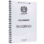 BachelorPrint - Facharbeit drucken und binden lassen mit der Spiralbindung Metall