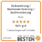 Badsanierung / Badmodernisierung / Badrenovierung - werkenntdenBESTEN.de Qualitätssiegel