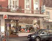 Bahnhof-Apotheke - Aussenansicht der Bahnhof-Apotheke