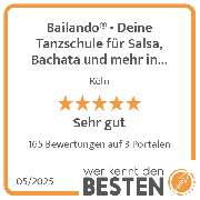 Bailando® - Deine Tanzschule für Salsa, Bachata und mehr in Köln - werkenntdenBESTEN.de Qualitätssiegel