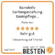Bamdeife Gartengestaltung Baumpflege Baumfällungen - werkenntdenBESTEN.de Qualitätssiegel