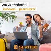 Bauelemente Flath, Einbruchschutz, Alarmanlage, Videoüberwachung - Urlaub - gebucht! Zuhause - geschützt! Durch das Einbruchfrühwarnsystem von SURITEC