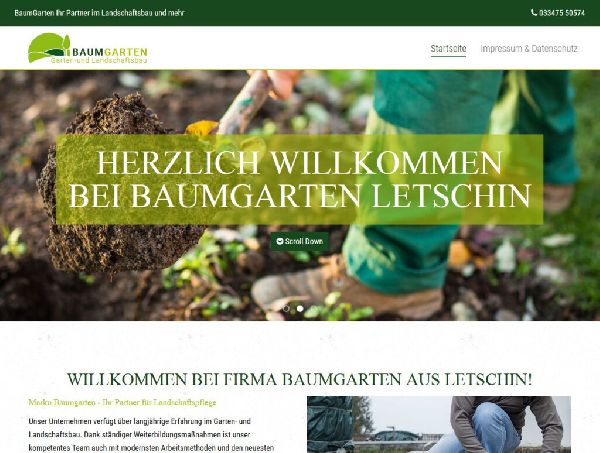 BaumGarten Inh. Marko Baumgarten - Webseite
