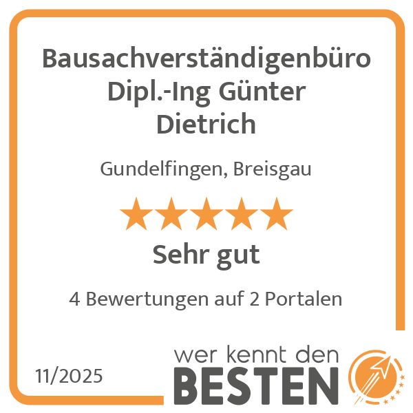 Bausachverständigenbüro Dipl.-Ing Günter Dietrich  …