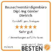 Bausachverständigenbüro Dipl.-Ing Günter Dietrich - werkenntdenBESTEN.de Qualitätssiegel