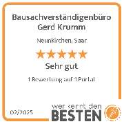 Bausachverständigenbüro Gerd Krumm - werkenntdenBESTEN.de Qualitätssiegel