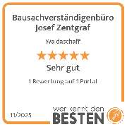 Bausachverständigenbüro Josef Zentgraf - werkenntdenBESTEN.de Qualitätssiegel