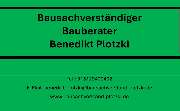 Bausachverständiger & Bauberater Benedikt Plotzki - 1