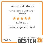 Bautechnik-Müller - werkenntdenBESTEN.de Qualitätssiegel