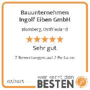 Bauunternehmen Ingolf Eiben GmbH - werkenntdenBESTEN.de Qualitätssiegel