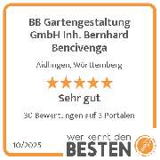 BB Gartengestaltung GmbH Inh. Bernhard Bencivenga - werkenntdenBESTEN.de Qualitätssiegel