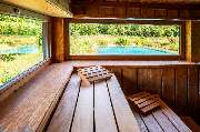 BEECH Resort Plauer See - Sauna im WALD SPA des BEECH Resorts Plauer See
