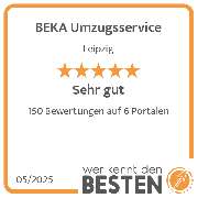 BEKA Umzugsservice - werkenntdenBESTEN.de Qualitätssiegel