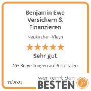 Benjamin Ewe Versichern & Finanzieren - werkenntdenBESTEN.de Qualitätssiegel