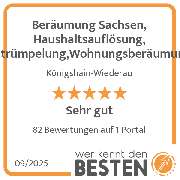 Beräumung Sachsen, Haushaltsauflösung, Entrümpelung,Wohnungsberäumung - werkenntdenBESTEN.de Qualitätssiegel