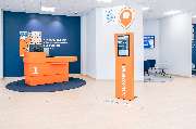 Berliner Volksbank Beratungscenter Weißensee - Innenansicht Filiale Wartesäule