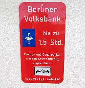 Berliner Volksbank Filiale Großbeeren - Parkplatz