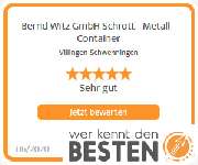 Bernd Witz GmbH Schrott - Metall - Container - Witzrecycling Wer kennt den BESTEN