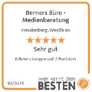 Berners Büro - Medienberatung - werkenntdenBESTEN.de Qualitätssiegel