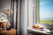 Best Western Hotel Das Donners - fruit plate and view of a standard double room up 3. floor