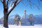 Best Western Plus Hotel Fuessen - St. Coloman Church Winter