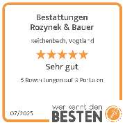 Bestattungen Rozynek & Bauer - werkenntdenBESTEN.de Qualitätssiegel