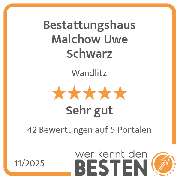 Bestattungshaus Malchow Uwe Schwarz - werkenntdenBESTEN.de Qualitätssiegel