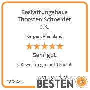 Bestattungshaus Thorsten Schneider e.K. - werkenntdenBESTEN.de Qualitätssiegel