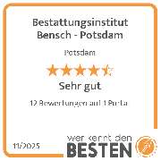 Bestattungsinstitut Bensch - Potsdam - werkenntdenBESTEN.de Qualitätssiegel