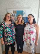 Bettina Stanke – InTime PersonalSolutions - Bettina Stanke Geschäftsführerin, Sandra Götze Assistenz der Geschäftsleitung, Inge Seyfarth Mitarbeiterin im Backoffice. InTime PersonalSolutions in Nesse-Apfelstädt OT Neudietendorf in Thüringen, Personalvermi