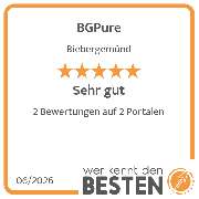 BGPure - werkenntdenBESTEN.de Qualitätssiegel