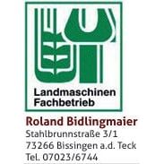 Bidlingmaier Landtechnik - LOGO