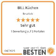BILL Küchen - werkenntdenBESTEN.de Qualitätssiegel