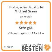 Biologische Baustoffe Michael Graen - werkenntdenBESTEN.de Qualitätssiegel