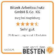 Bitzek Arbeitsschutz GmbH & Co. KG - werkenntdenBESTEN.de Qualitätssiegel
