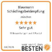 Blaumann Schädlingsbekämpfung - werkenntdenBESTEN.de Qualitätssiegel