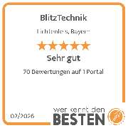 BlitzTechnik - werkenntdenBESTEN.de Qualitätssiegel