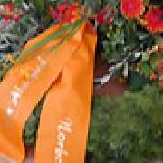 Blumen & Dekoration | Rita Roth | München - Kranz mit Schleife Blumenladen | Rita Roth  | München