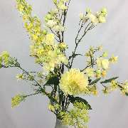 Gelbe Seidenblumen Grösse 100cm