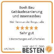 Boeh Bau Gebäudesanierung und Innenausbau - werkenntdenBESTEN.de Qualitätssiegel