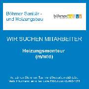 Böhmer Sanitär - und Heizungsbau - Heizungsmonteur (m/w/d)