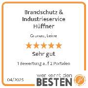 Brandschutz & Industrieservice Hüffner - werkenntdenBESTEN.de Qualitätssiegel